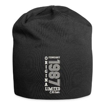 Février né 1987 36ème anniversaire cadeau homme - Bonnet en jersey - noir - Devant