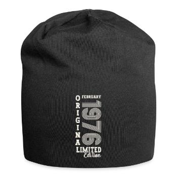 Février né 1976 47ème anniversaire cadeau homme - Bonnet en jersey - noir - Devant