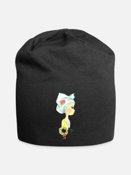 MAGD - Jersey-Beanie - Schwarz
