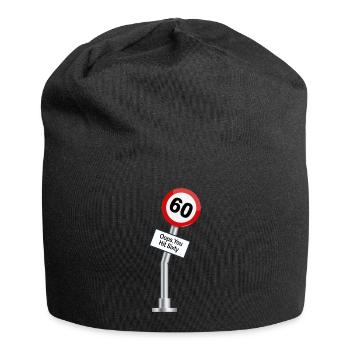 60th Birthday Funny Sayings Humor - Jersey Beanie - black - Front