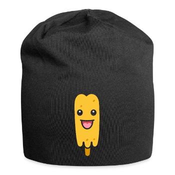 Mais Hundefutter - Jersey-Beanie - Schwarz - Vorne