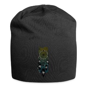 Gardien céleste : Rêverie attrape-rêves - Bonnet en jersey - noir - Devant