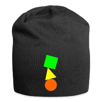 Simple Équilibre - Bonnet en jersey - noir - Devant