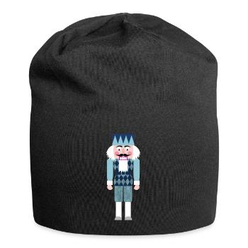Casse-Noisette Rhodes Losanges Noël Noël Avent - Bonnet en jersey - noir - Devant