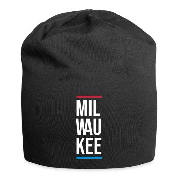 Typographie de Milwaukee Bold City - Bonnet en jersey - noir - Devant