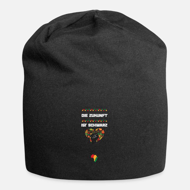 Die Zukunft ist schwarz - Jersey-Beanie - Schwarz