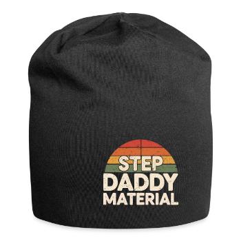 Step Daddy Material 18 - Jersey-Beanie - Schwarz - Vorne