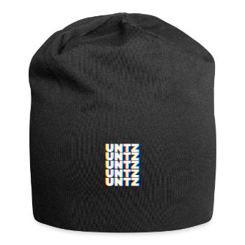 Untz Techno Rave Raver DJ Festival Party Geschenk - Jersey-Beanie - Schwarz - Vorne