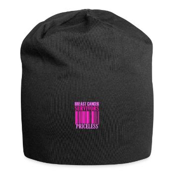 Priceless Breast Cancer Awareness - Jersey Beanie - black - Front