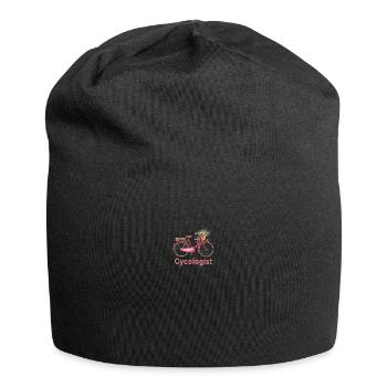Cycologist Tee Funny MTB Cycling Gift tee - Jersey Beanie - black - Front