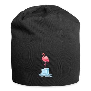 Bain de glace exotique Flamingo Bain de glace de natation d’hiver - Bonnet en jersey - noir - Devant