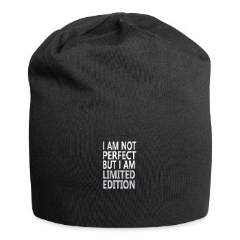 Ich bin einzigartig - Jersey-Beanie - Schwarz - Vorne