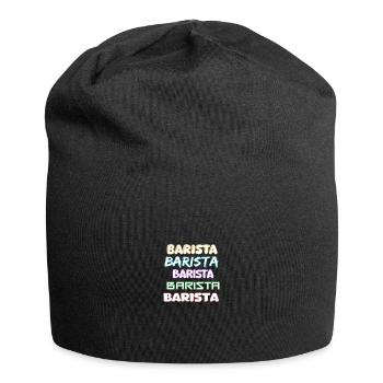 Barista as a job - Jersey Beanie - black - Front