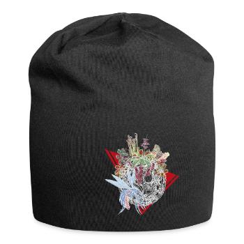 Planet of carnivorous plants in color - Jersey Beanie - black - Front
