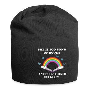 My Book smells Better than your Tablet - Jersey-Beanie - Schwarz - Vorne