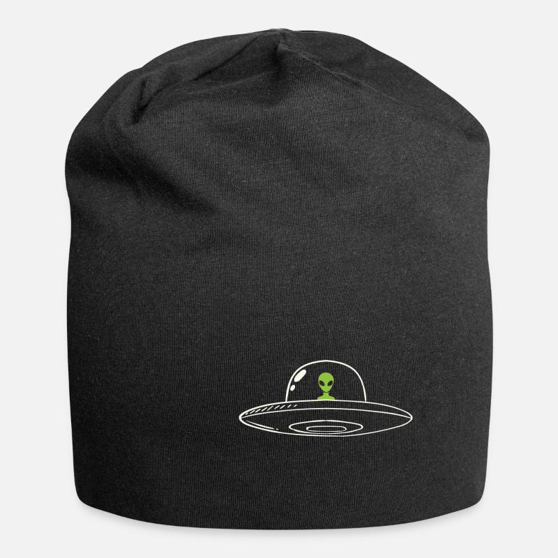 Alien - Jersey-Beanie - Schwarz
