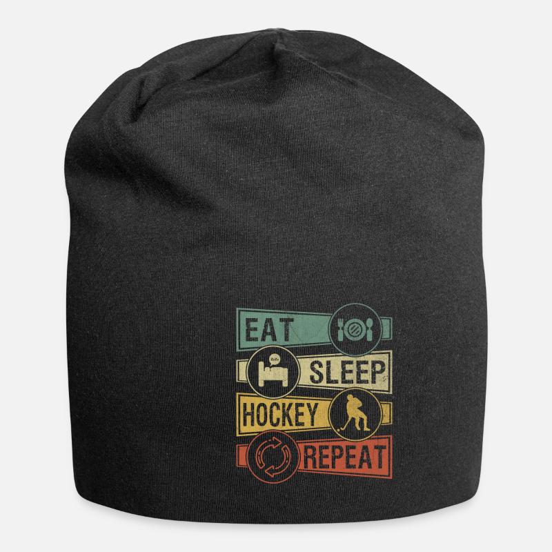 Hockey - Jersey-Beanie - Schwarz