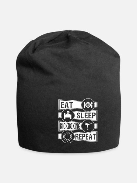 Kickboxer - Jersey-Beanie - Schwarz