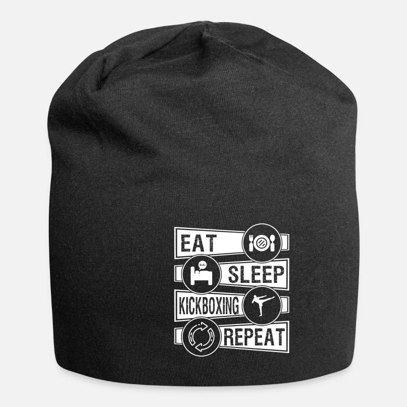 Kickboxer - Jersey-Beanie - Schwarz