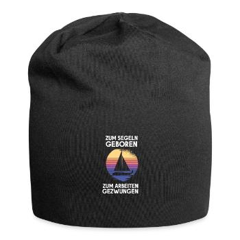 zum segeln geboren - Jersey-Beanie - Schwarz - Vorne