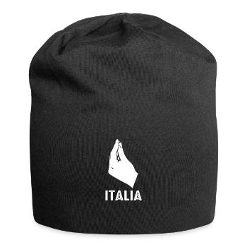 Italia Italian Italian Italy - Jersey Beanie - black - Front