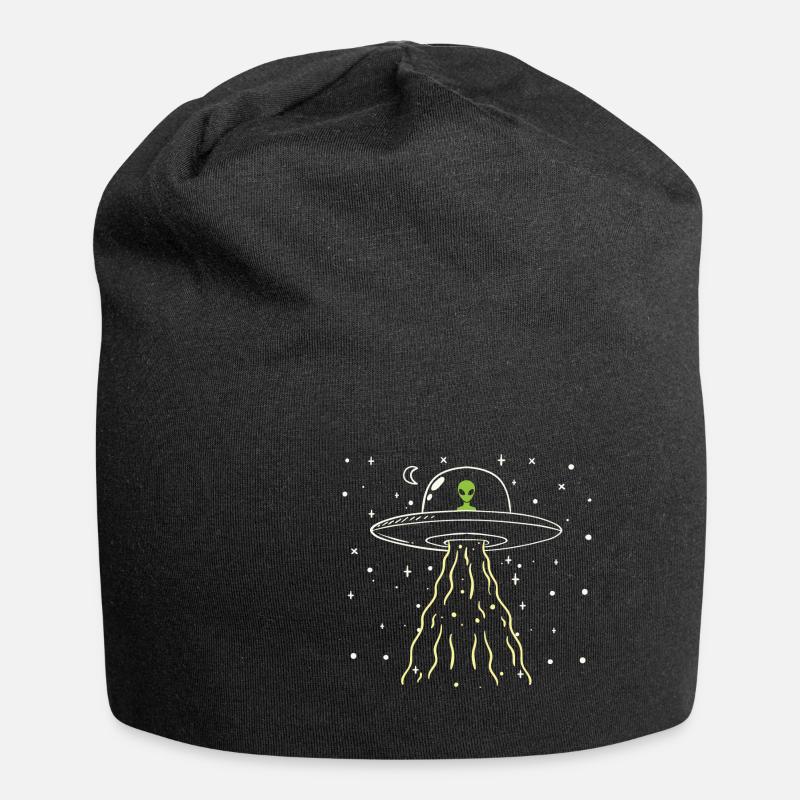 Vaisseau spatial extraterrestre - Bonnet en jersey - noir