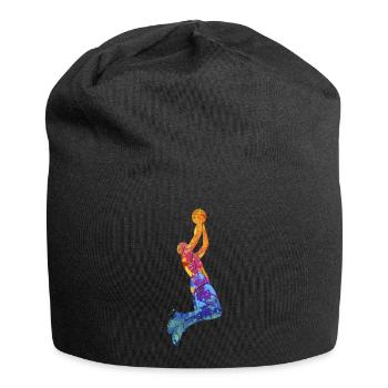 Basketball Dunking Basketballer Sport Dunking - Jersey-Beanie - Schwarz - Vorne
