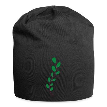 Flower Flower Plant - Jersey Beanie - black - Front