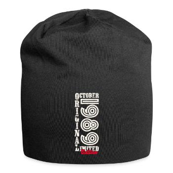 34e anniversaire Original Octobre Année 1989 - Bonnet en jersey - noir - Devant