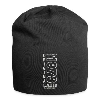 50th Birthday Original December Born 1973 - Jersey Beanie - black - Front