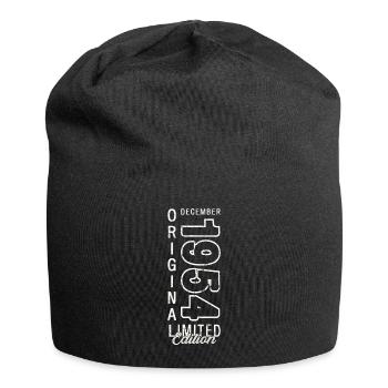 69e anniversaire Original Décembre Né 1954 - Bonnet en jersey - noir - Devant