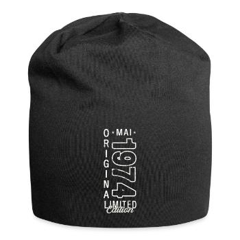 Anniversaire 1974 Mai 1974 Millésime 1974 Légende 74 - Bonnet en jersey - noir - Devant