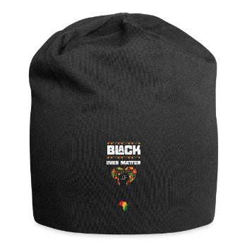 BLACK LIVES MATTER - Jersey-Beanie - Schwarz - Vorne