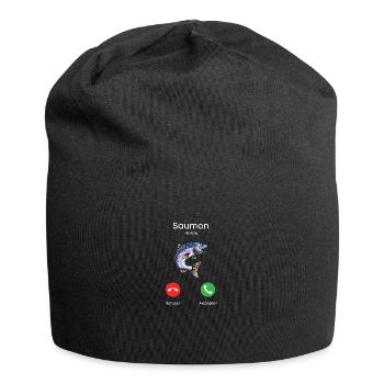 appel de saumon - Bonnet en jersey - noir - Devant