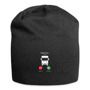 appel du camion - Bonnet en jersey - noir - Devant