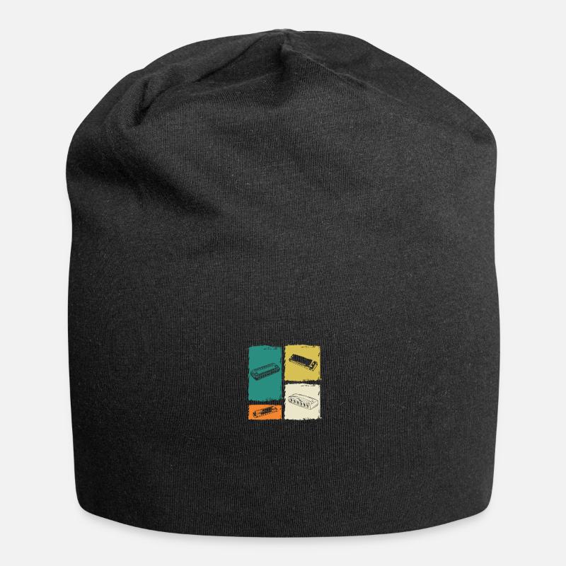 Harmonica Harmonica - Jersey Beanie - black