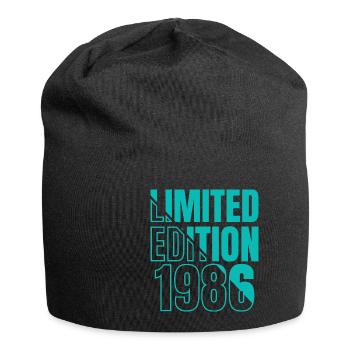 1986 Limited Edition Birthday Design - Jersey Beanie - black - Front