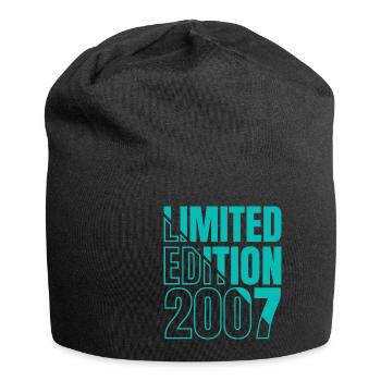 2007 Limited Edition Birthday - Jersey Beanie - black - Front