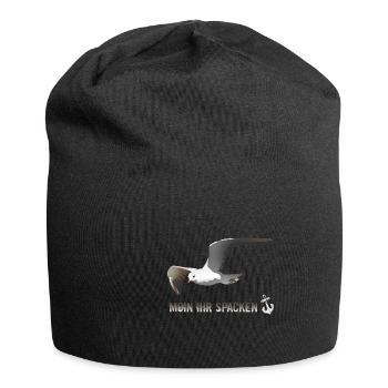 Moewe moin ihr spacken - Jersey-Beanie - Schwarz - Vorne
