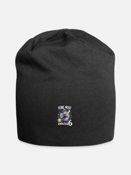 Süße Hexe Endlich 6 - Jersey-Beanie - Schwarz