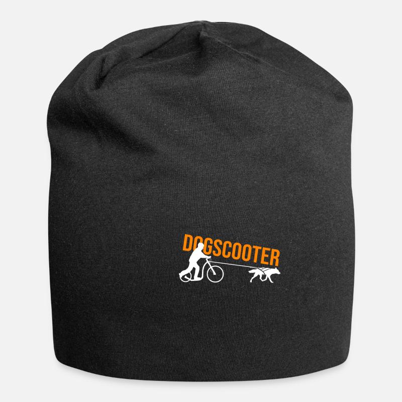 Dogscooter - Bonnet en jersey - noir