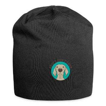 Adopt dont shop - Jersey Beanie - black - Front