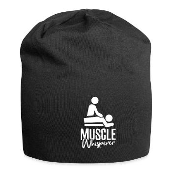 Muscle massage Whisperer - Bonnet en jersey - noir - Devant