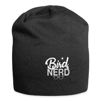 Bird nerd - Jersey Beanie - black - Front