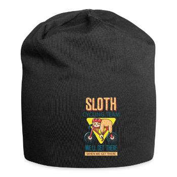 Sloth cycling team - Jersey Beanie - black - Front
