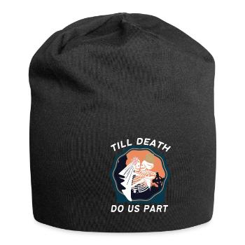 Couple Skeleton Til' Death Do Us Part - Bonnet en jersey - noir - Devant