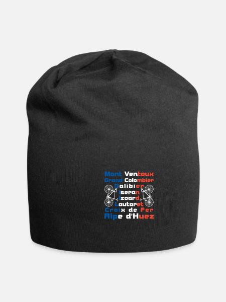 Anstiege Frankreich Alpen Fahrrad - Jersey-Beanie - Schwarz
