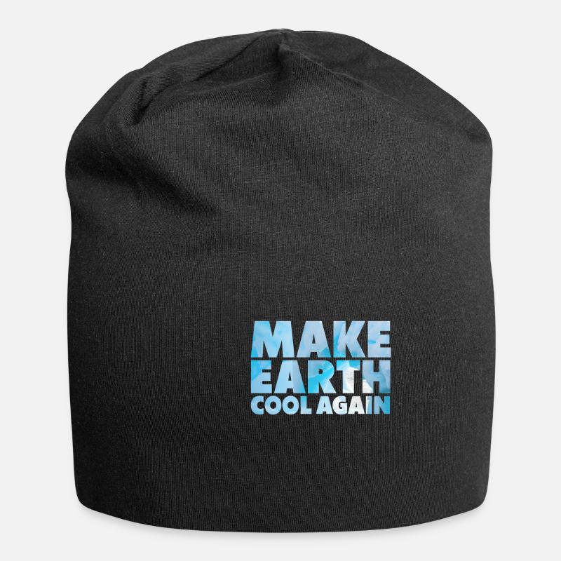 Make Earth Cool Again Umweltschutz Aktivist Demo - Jersey-Beanie - Schwarz