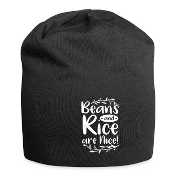 Bean And Rice - Jersey-Beanie - Schwarz - Vorne