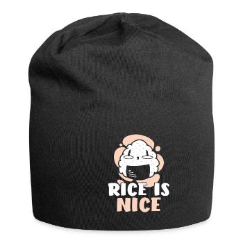 Rice Is Niiice - Jersey-Beanie - Schwarz - Vorne